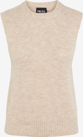 PIECES Sweater 'Ellen' in Beige: front