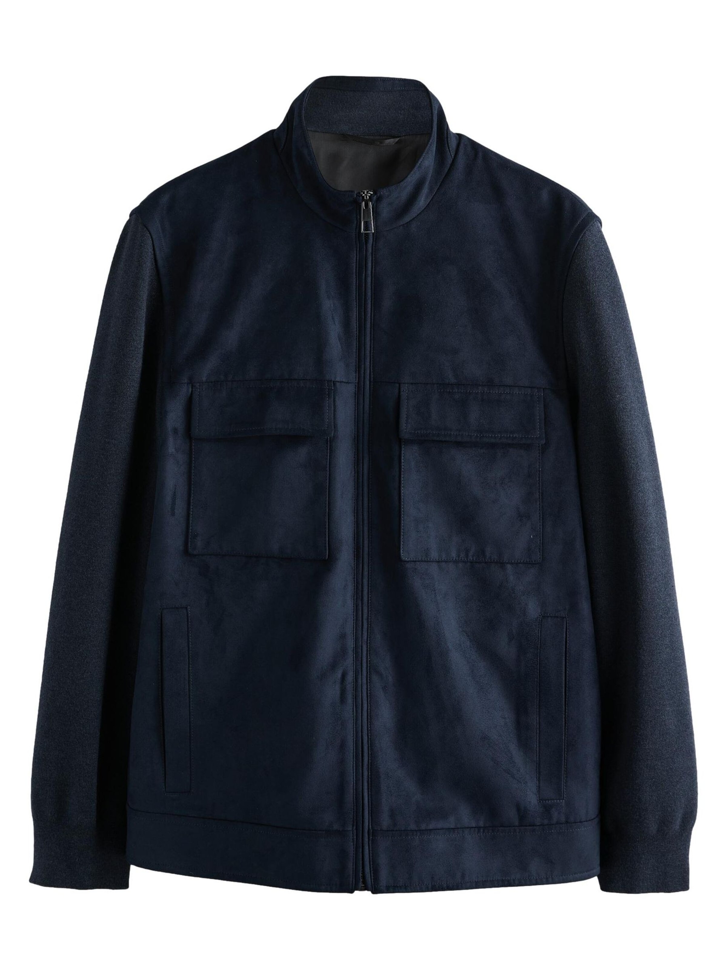 Next Jacke in Blau: Vorderseite