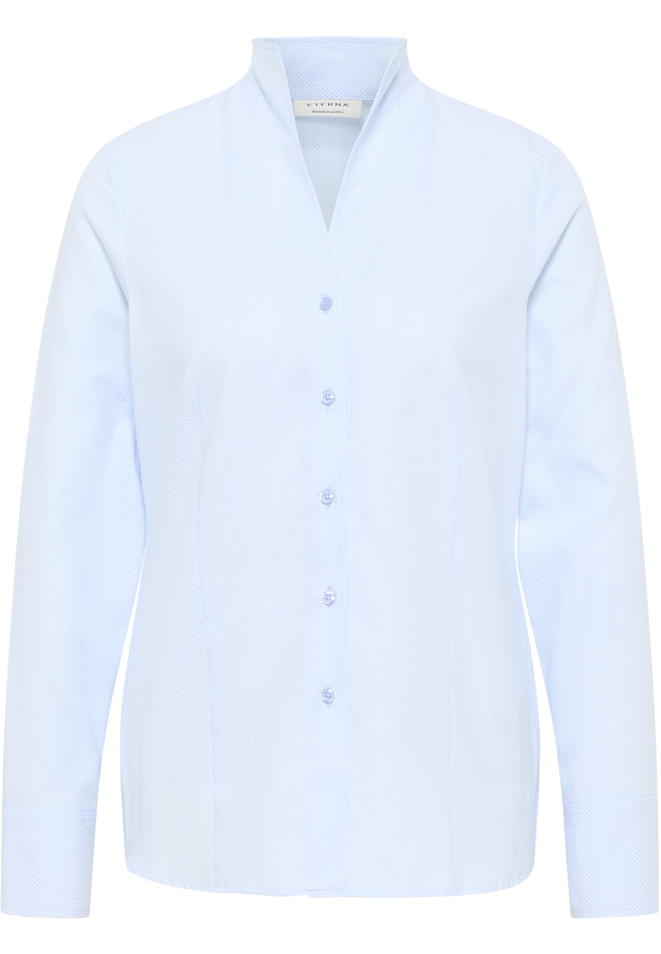 ETERNA Blouse in Blauw: voorkant