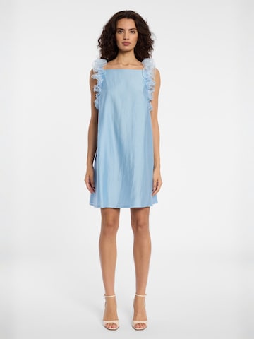 Ana Alcazar Jurk in Blauw: voorkant