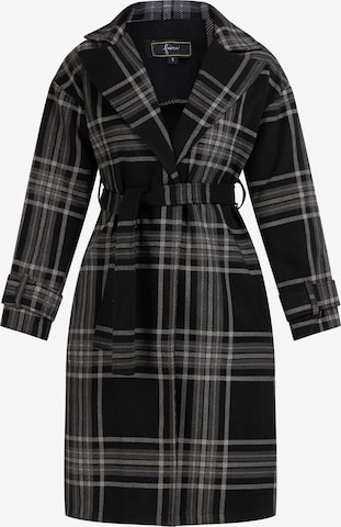 faina Mantel in Schwarz: Vorderseite