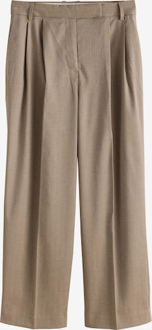 Nextregular Hlače na crtu - bež boja: prednji dio