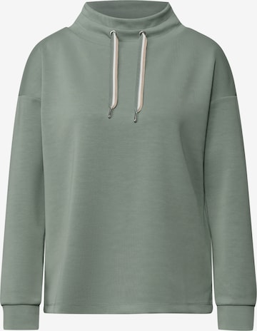 STREET ONE Sweatshirt in Grün: Vorderseite