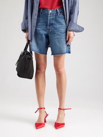 Loosefit Jean TOPSHOP en bleu : devant