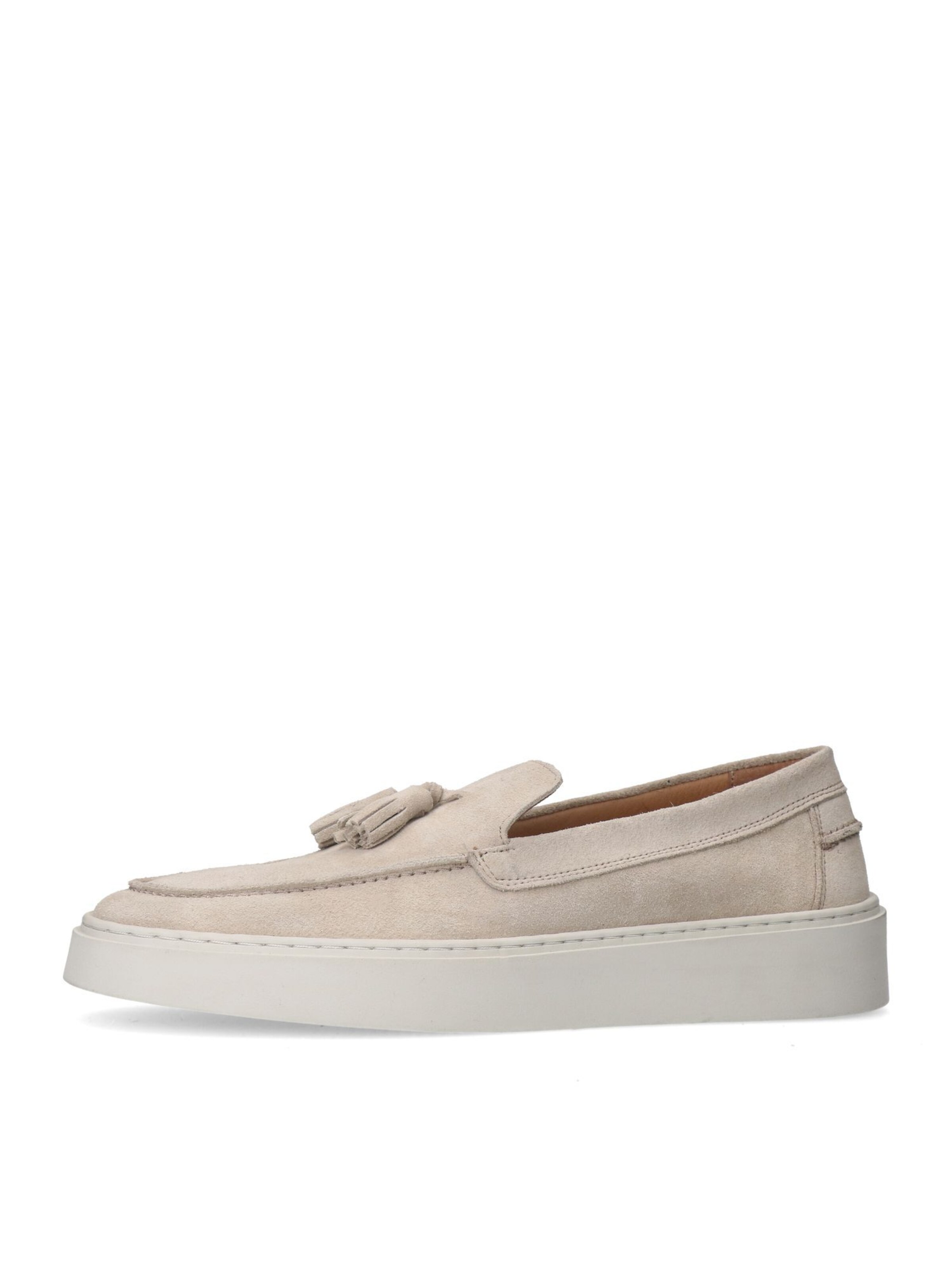 MANFIELD Moccasins in Beige: front