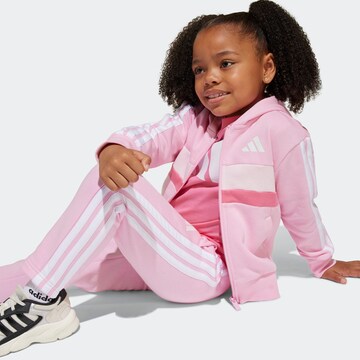 ADIDAS SPORTSWEAR Tracksuit 'Essentials Tiberio' in Pink