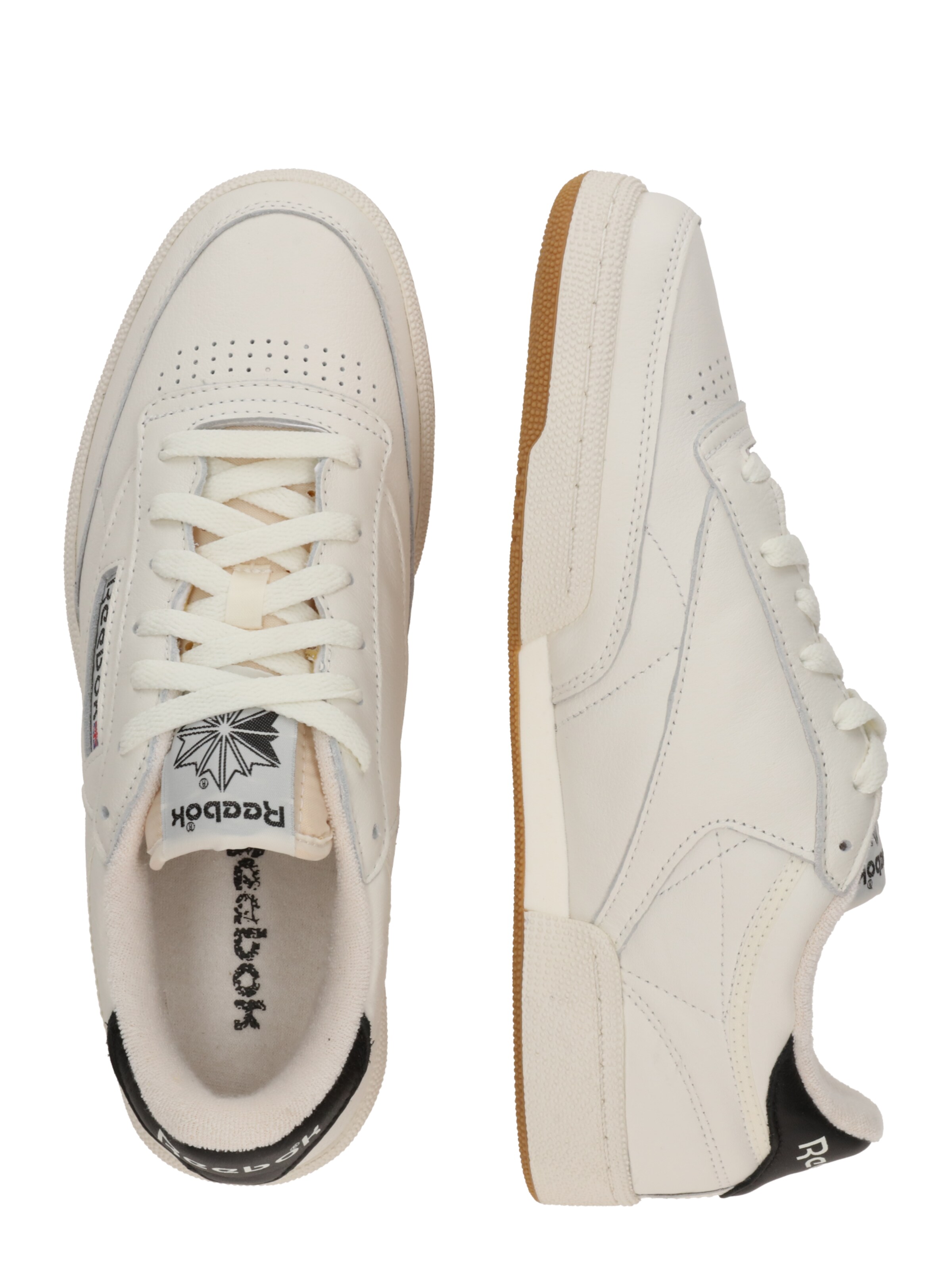 Reebok Låg sneaker 'CLUB C 85' i vit