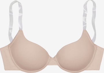 LASCANA Balconette Bra in Beige: front