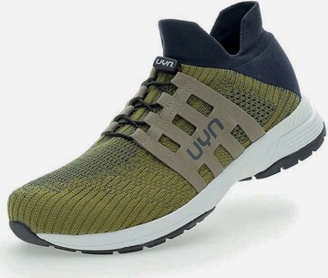 Uyn Athletic Lace-Up Shoes in Green: front