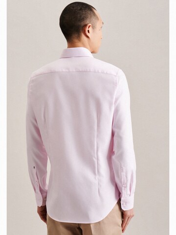 SEIDENSTICKER Slim Fit Businesshemd in Pink