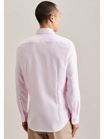 Coupe slim Chemise business SEIDENSTICKER en rose