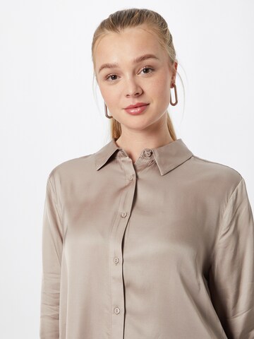 modström Bluse 'Beate' in Beige