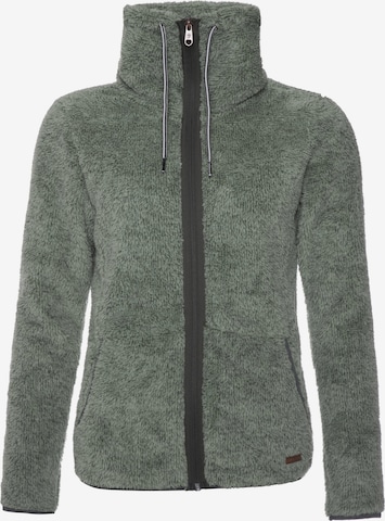 PROTEST Fleecejacke 'RIRI' in Grün: Vorderseite