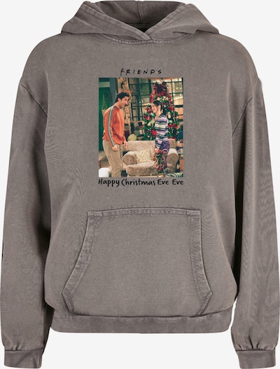 ABSOLUTE CULT Sweatshirt 'Friends - Happy Christmas Eve Eve' in brokat / grau / dunkelgrün / schwarz, Produktansicht