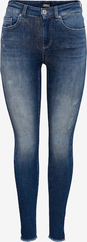 Skinny Jean ONLY en bleu : devant