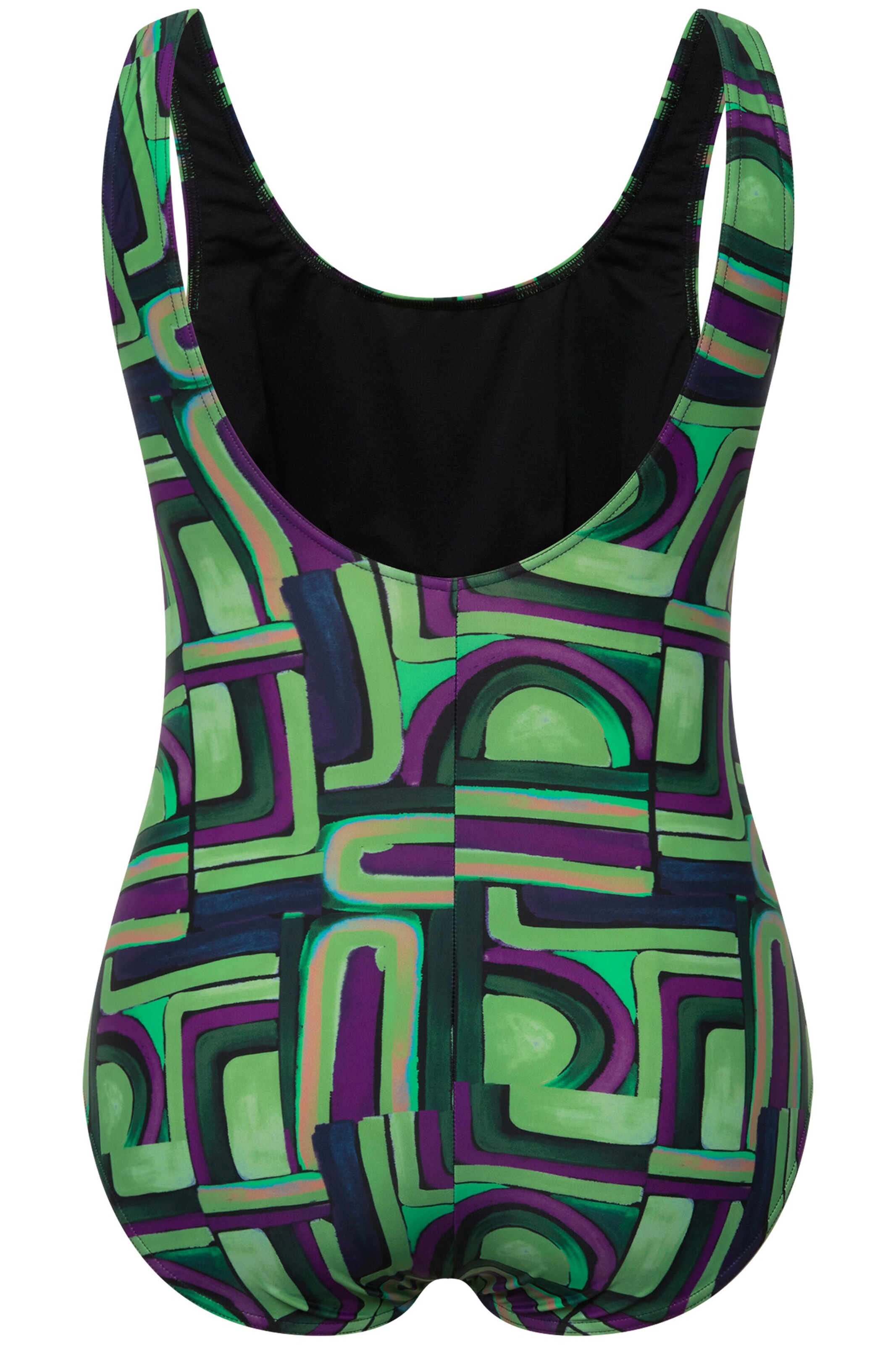 Ulla Popken Bustier Badpak in Groen