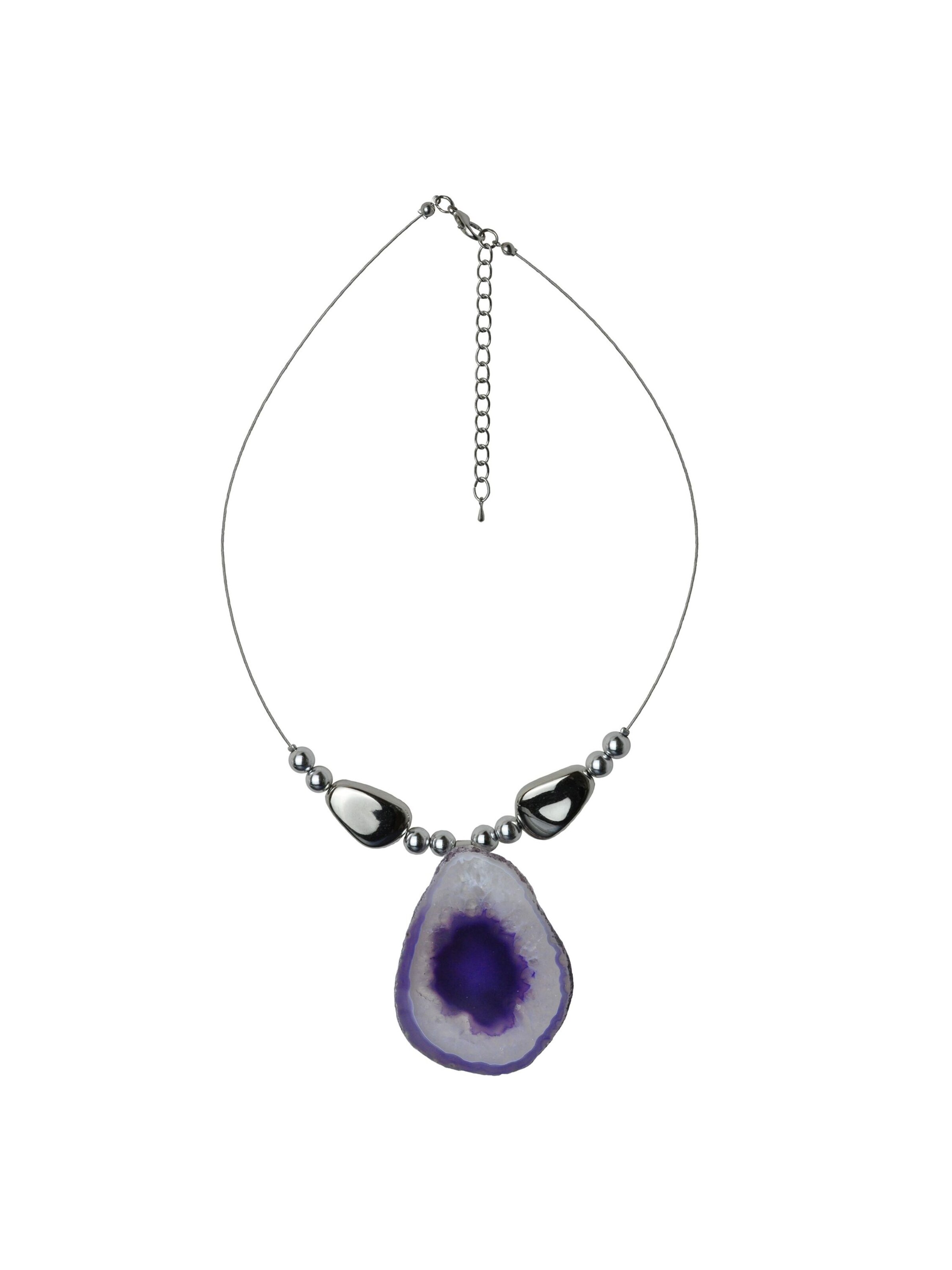 Steuer Necklace in Purple: front