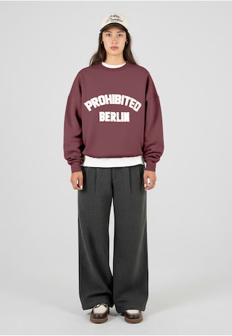 Prohibited Sweatshirt 'Berlin' in Lila