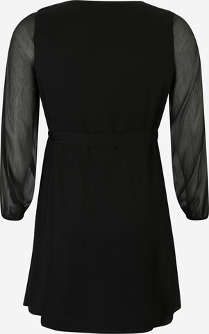Robe-chemise 'Kaya' Vero Moda Curve en noir