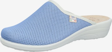 FLY FLOT Hausschuh 'Clogs' in Blau: Vorderseite
