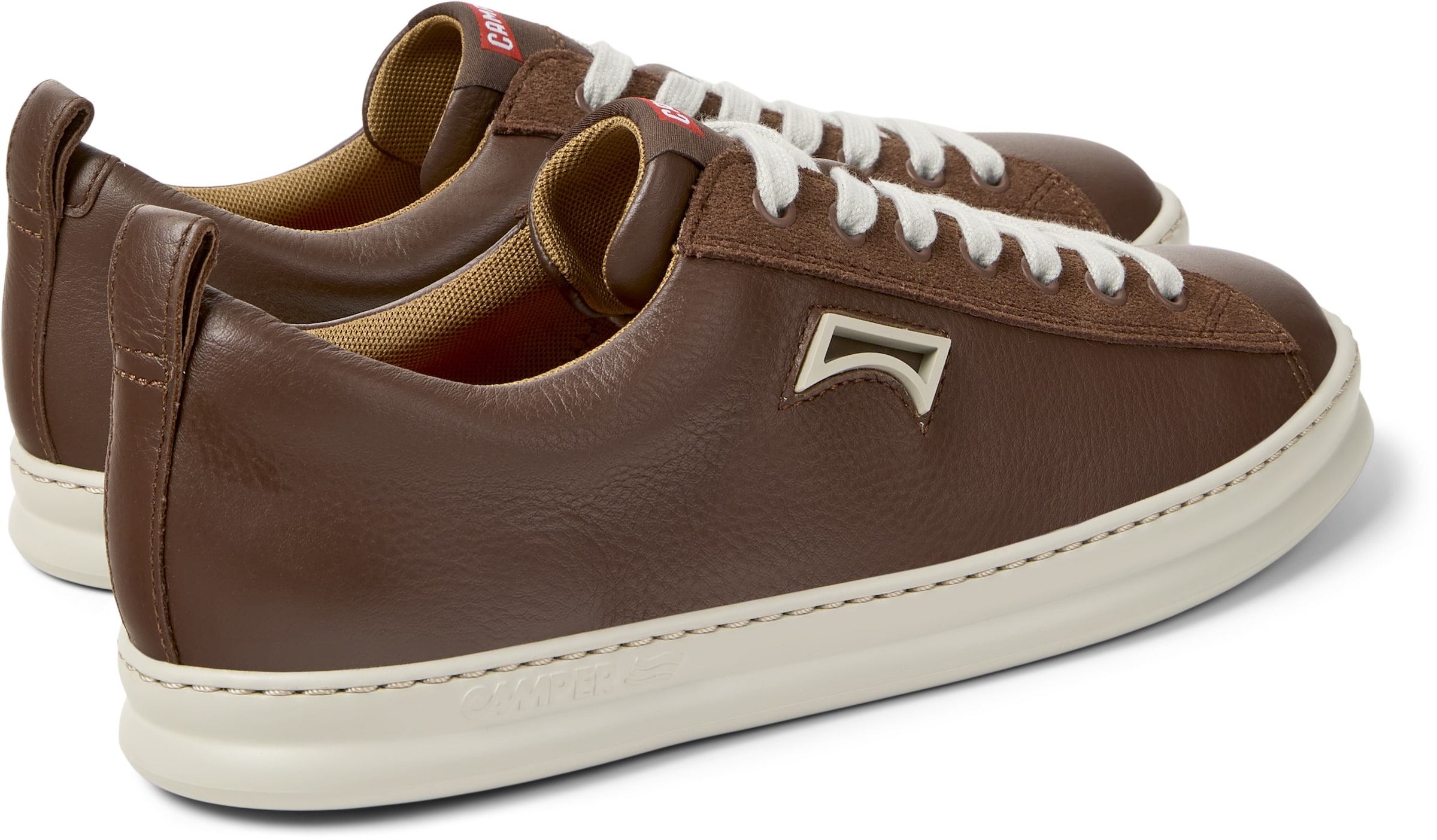 CAMPER Platform trainers 'Runner Four' in Brown