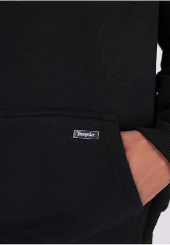 Dropsize Sweatshirt in Schwarz