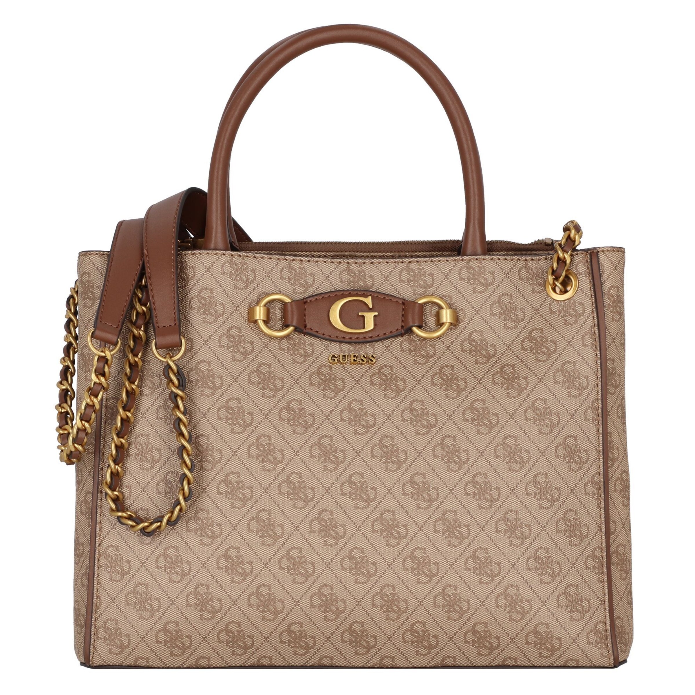 Borsa a mano 'Izzy' in One Size GUESS di colore marrone / marrone chiaro, Visualizzazione prodotti