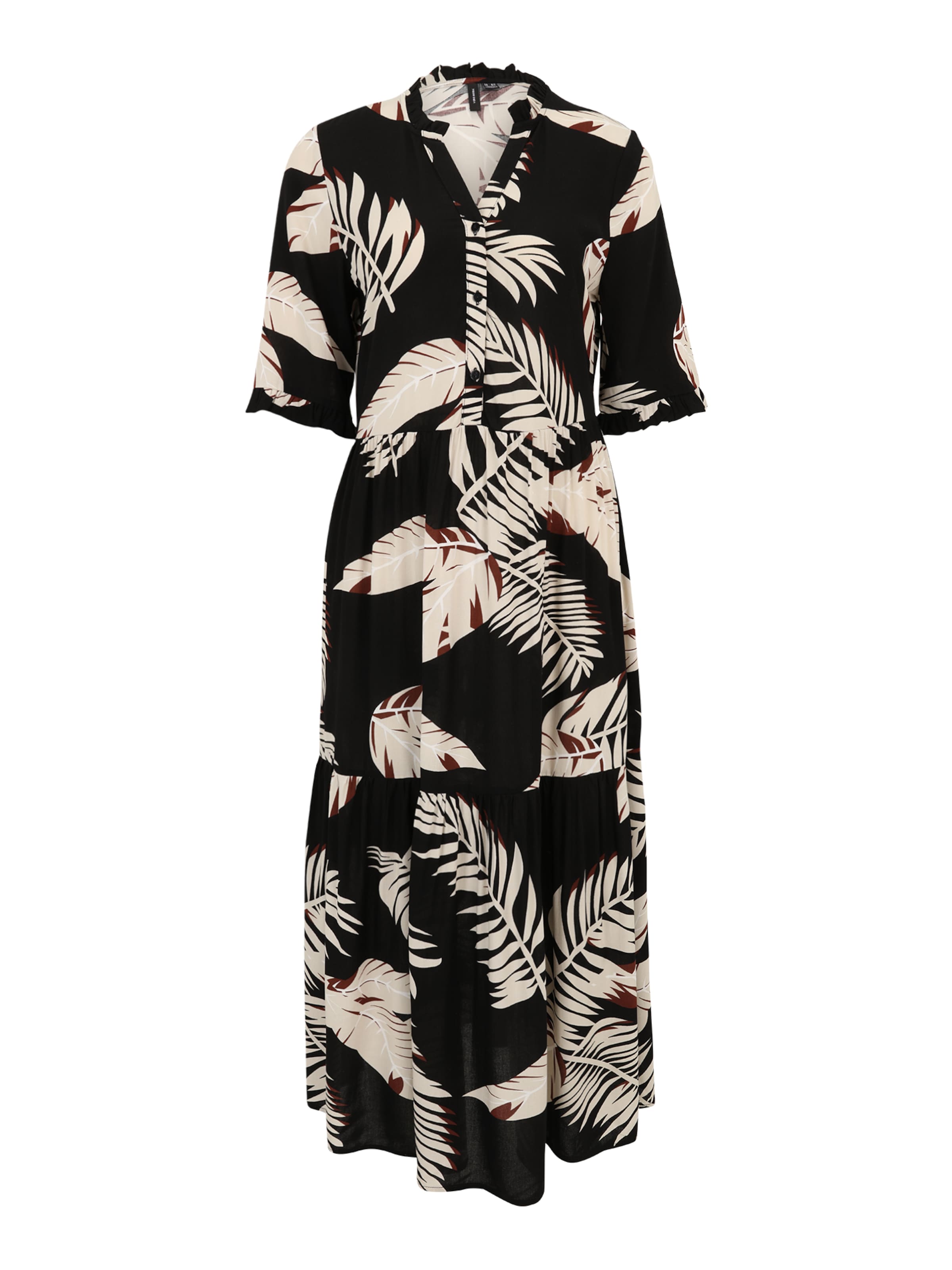 Vero Moda Tall Μπλουζοφόρεμα 'VMEASY' σε μαύρο: μπροστά