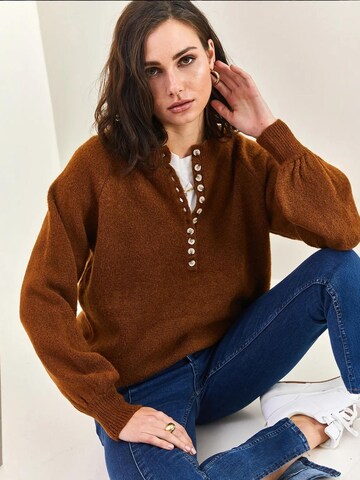 Pullover di Bianco Lucci in marrone