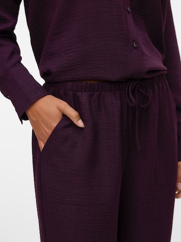 Wide leg Pantaloni 'VMMelaney' de la VERO MODA pe mov