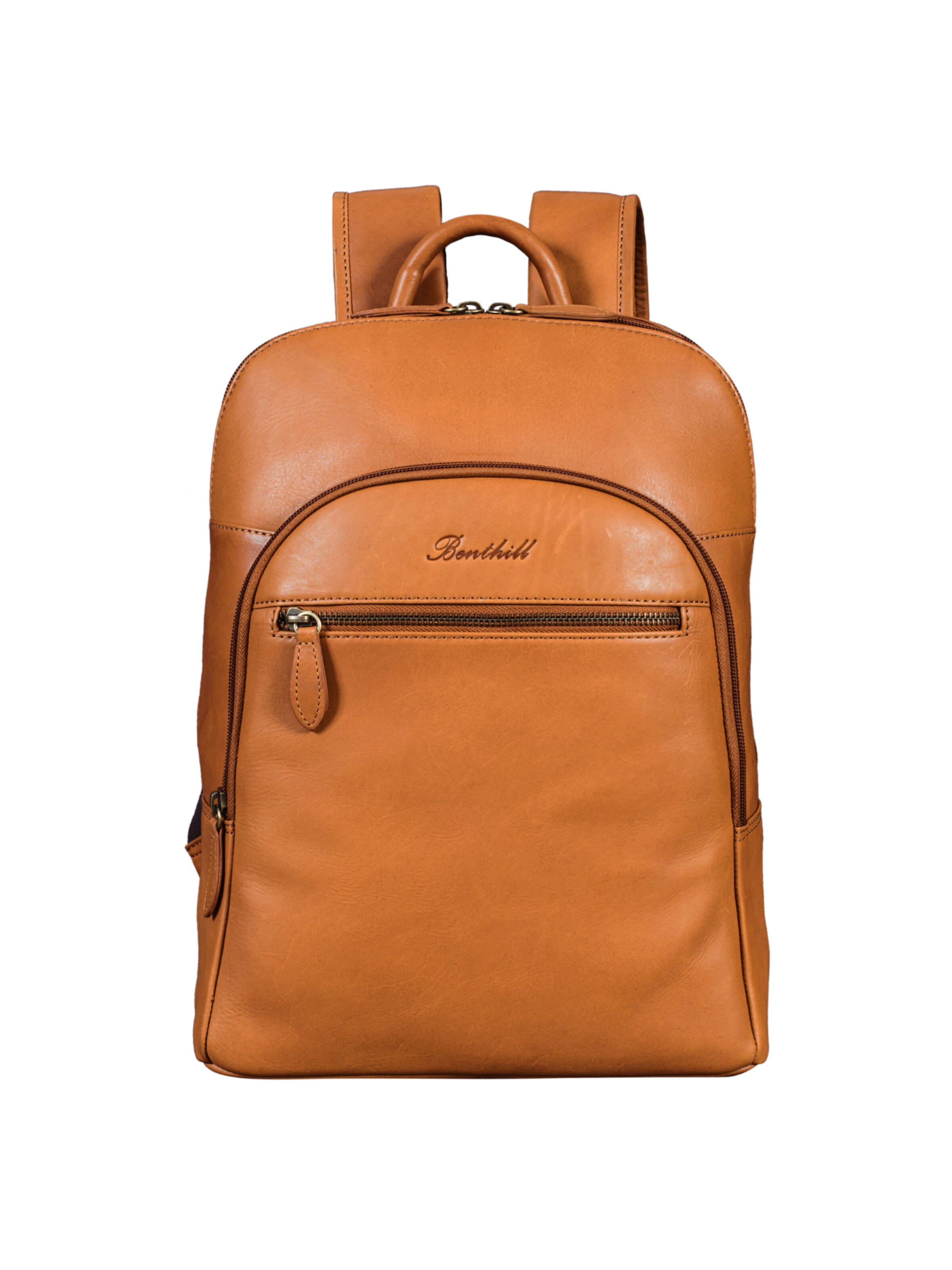 Benthill Backpack in Brown: front