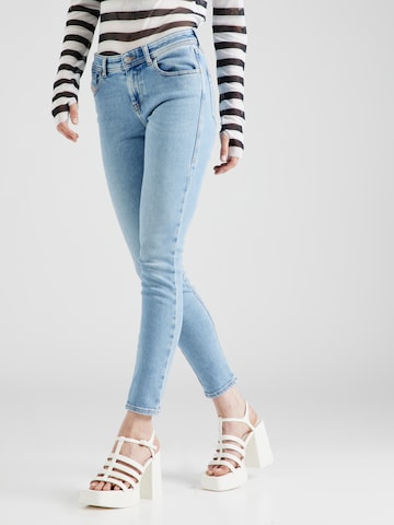 DIESEL Skinny Jeans 'SLANDY' in Blauw: voorkant