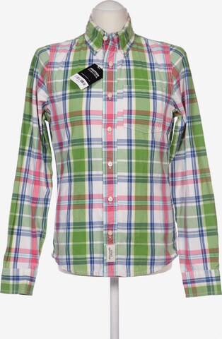 Abercrombie & Fitch Button Up Shirt in S in Green: front