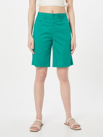 Loosefit Pantalon chino s.Oliver en vert : devant