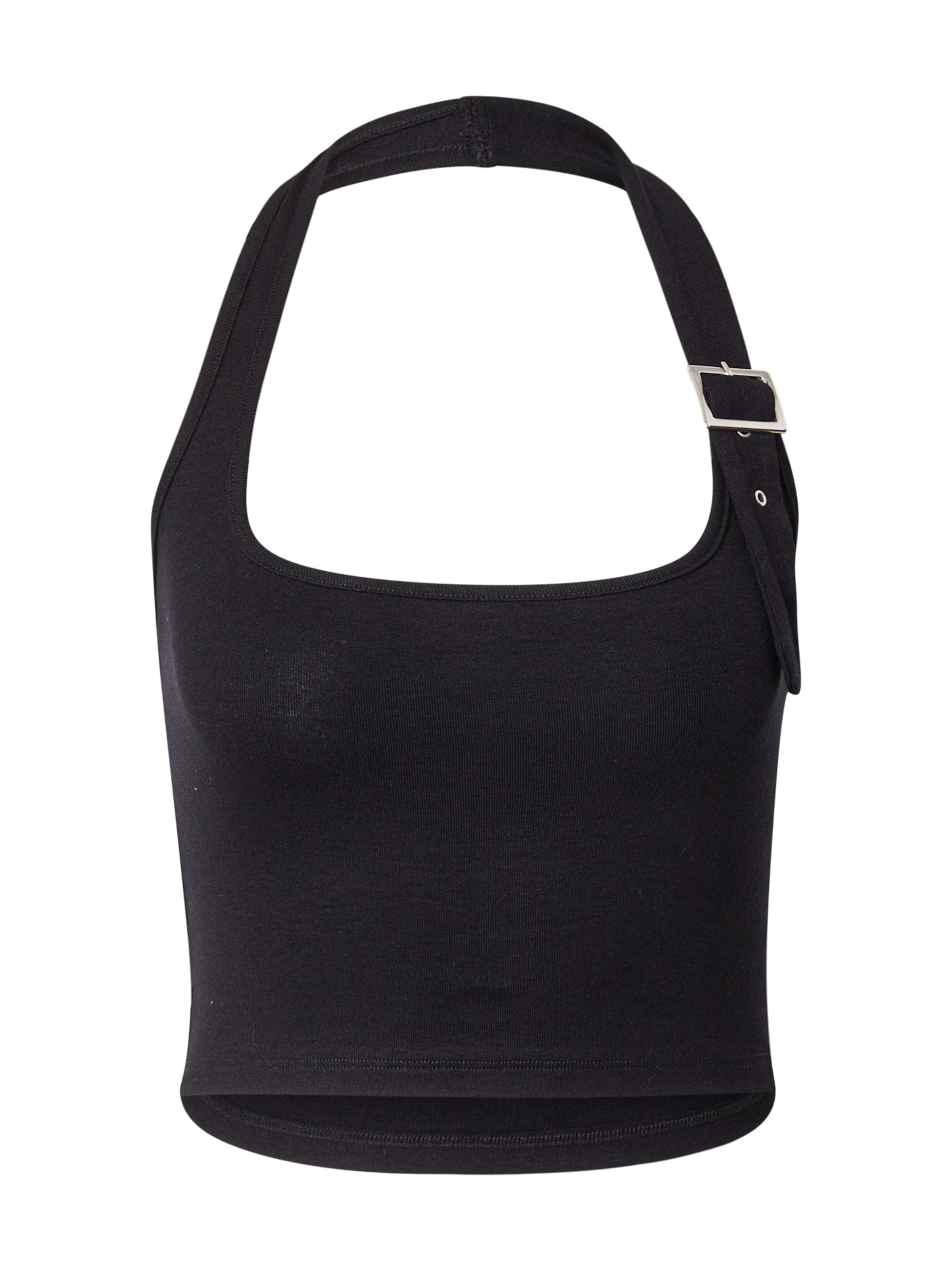 Top 'Janett' di ABOUT YOU in nero: frontale