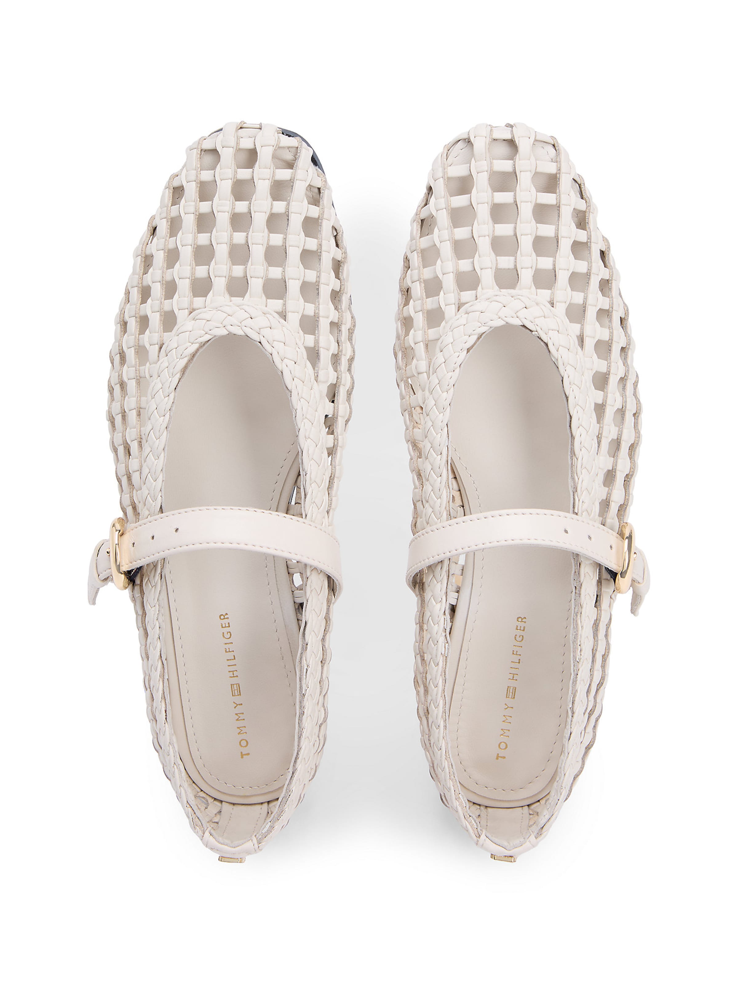 Ballerines à lanières TOMMY HILFIGER en beige