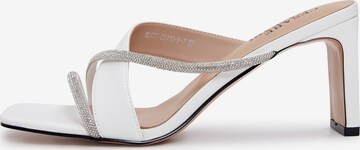 CESARE GASPARI Sandals in White: front