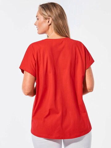 Goldner Shirt in Rot