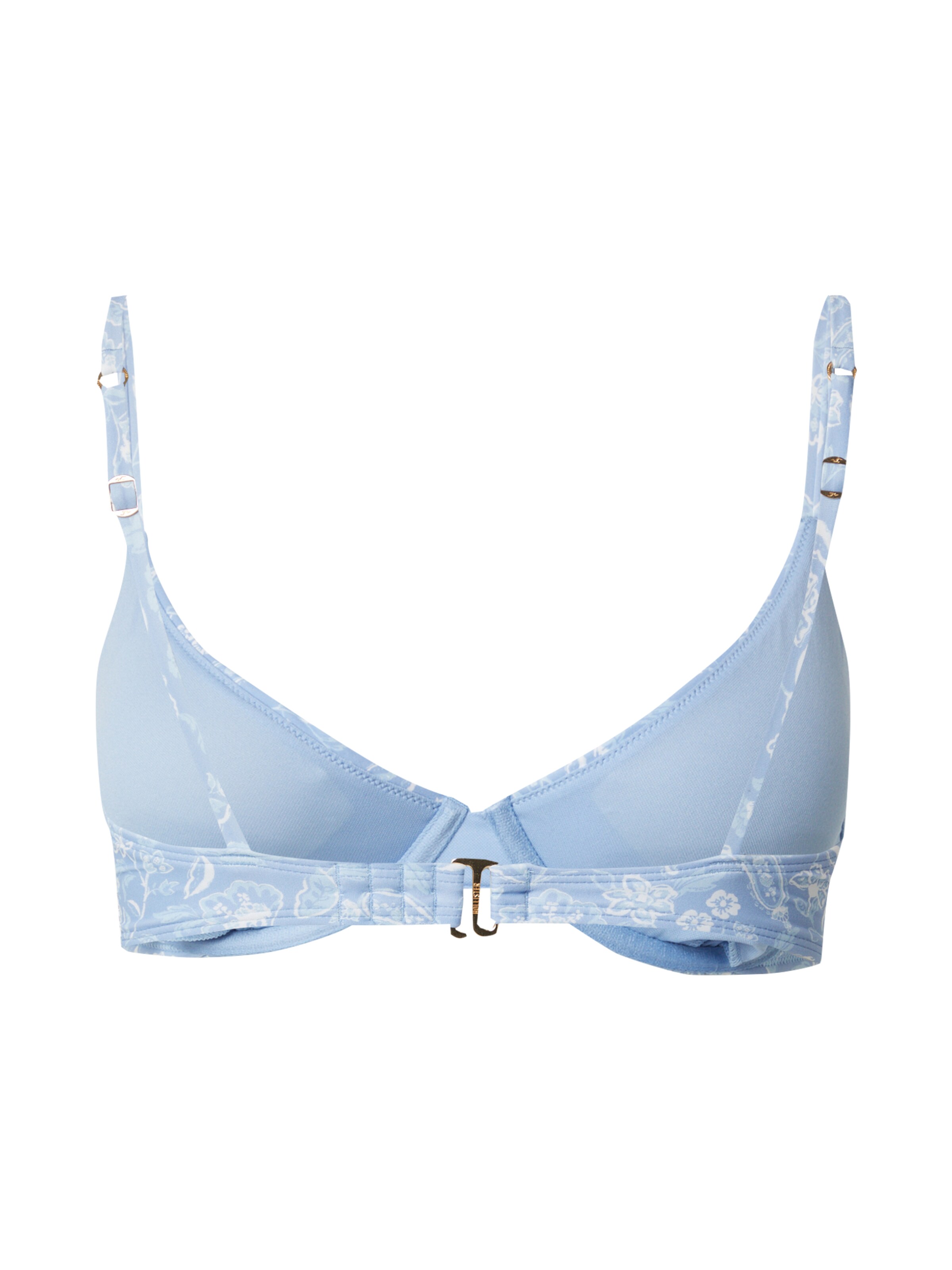 HOLLISTER T-shirt сутиен Горнище на бански в синьо