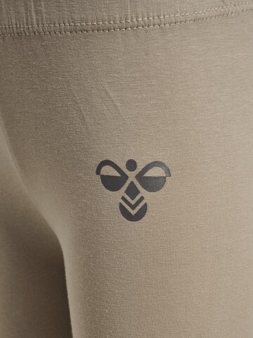 Coupe slim Leggings Hummel en gris