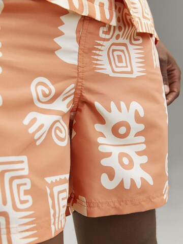 JACK & JONES Zwemshorts in Oranje