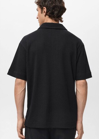 MANGO MAN Shirt 'Alayap' in Black