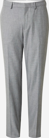 pilka JACK & JONES Standartinis Kelnės su kantu 'JPRTheo': priekis