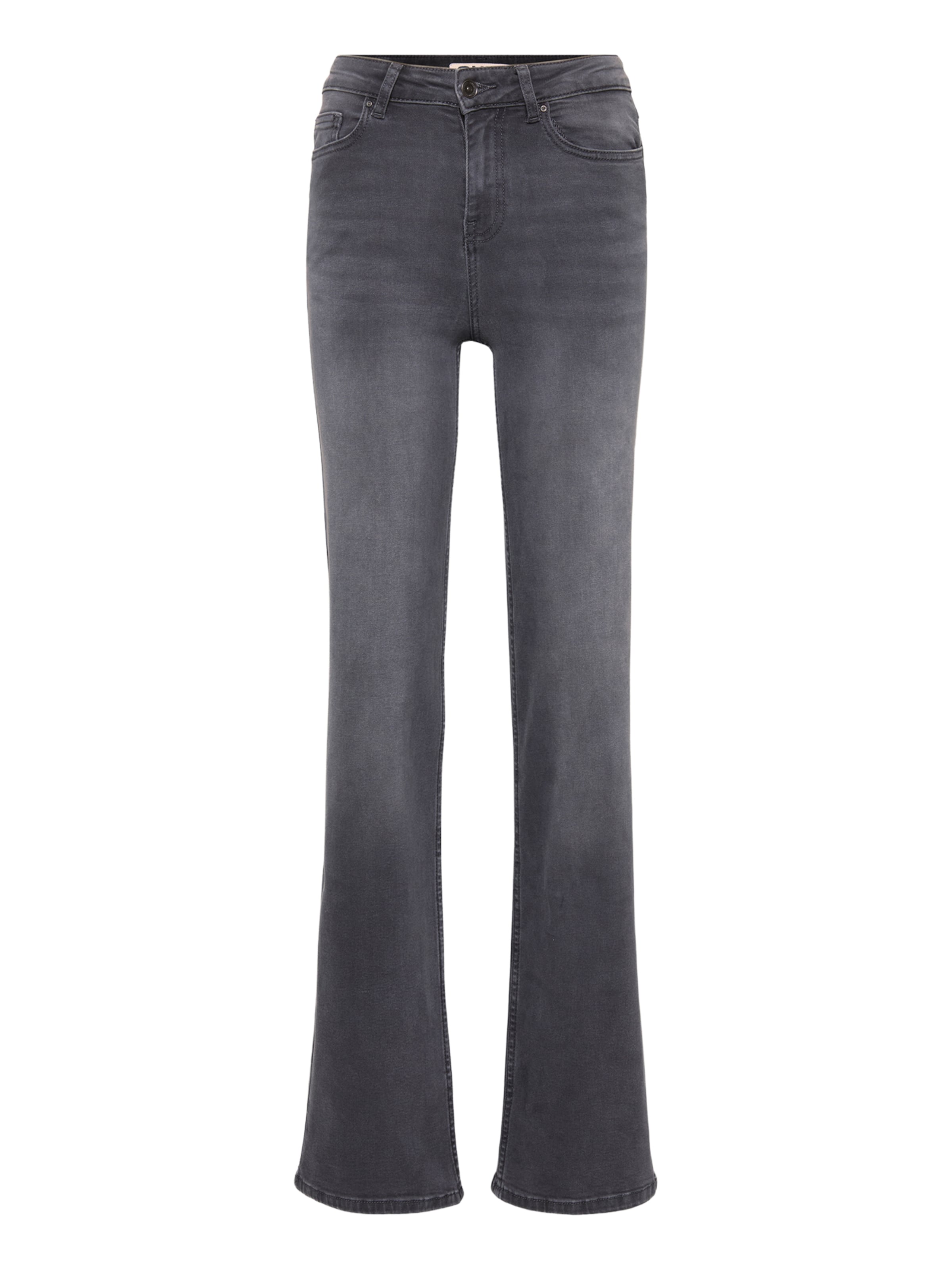 Only Tall Rozkloszowany krój Jeansy 'ONLLUNA' w kolorze szary: przód