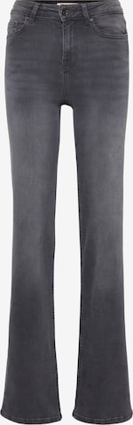 Only Tall Rozkloszowany krój Jeansy 'ONLLUNA' w kolorze szary: przód