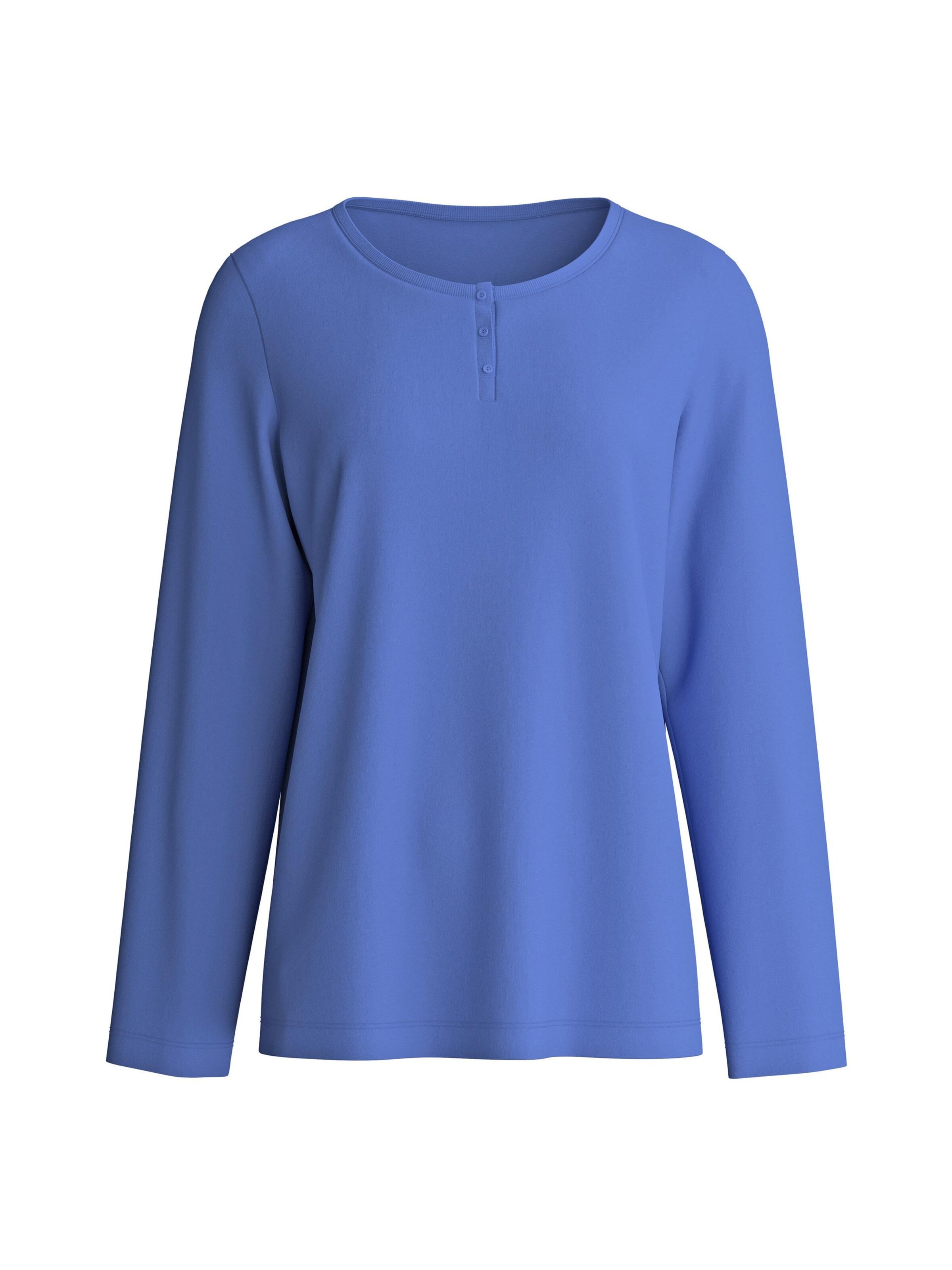 Camicia da notte 'Sleep Over M&M' di CALIDA in blu: frontale