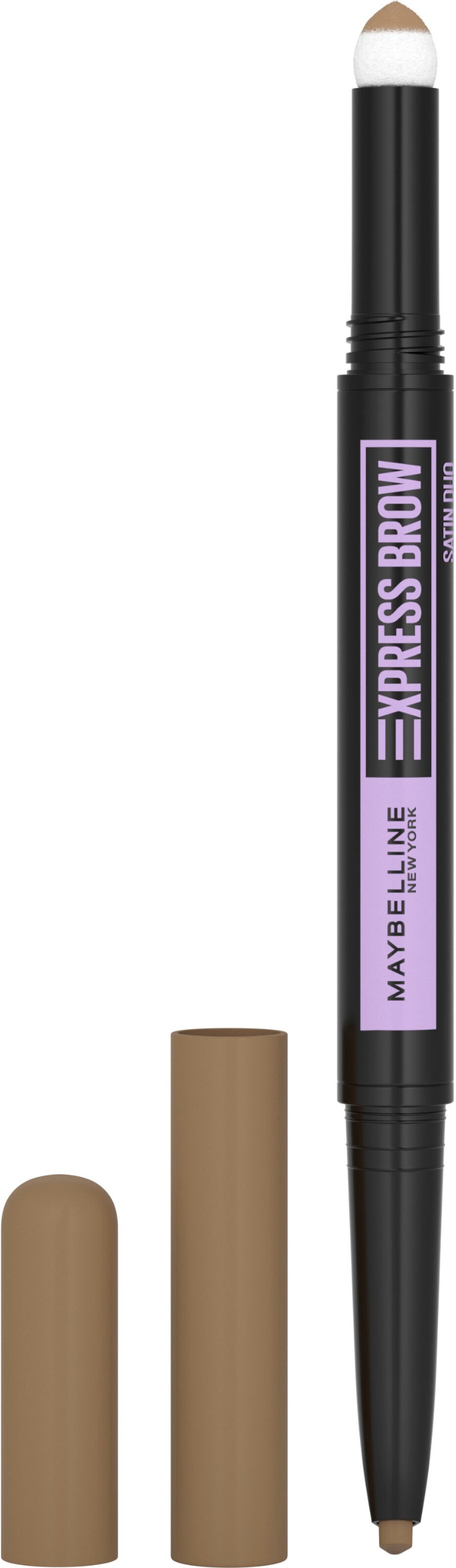 MAYBELLINE New York Augenbrauen-Stift Express Brow Satin Duo in Schwarz, Beige MAYBELLINE New York Augenbrauen-Stift Express Brow Satin Duo in Schwarz, Beige