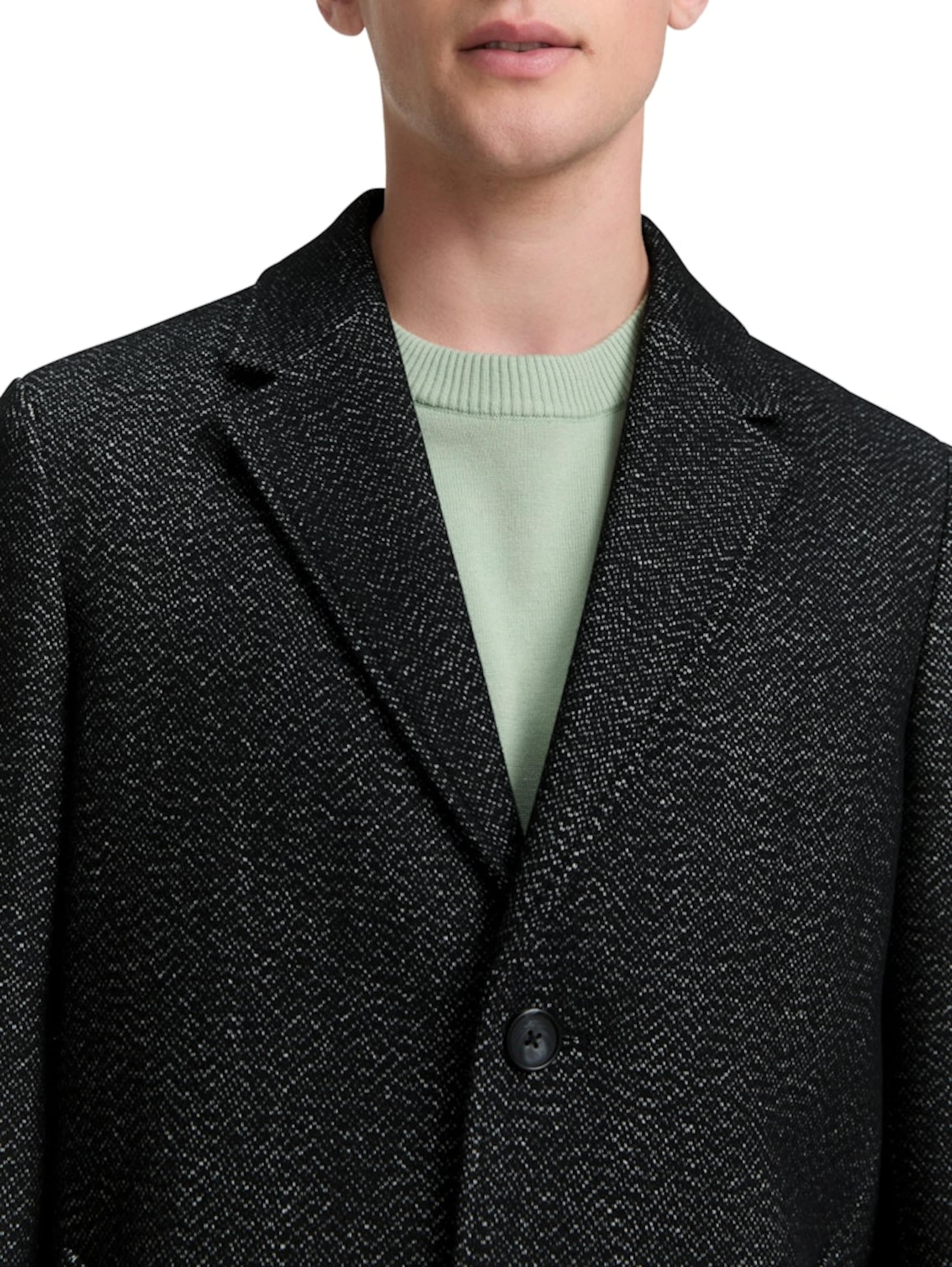 TOM TAILOR Winter coat in Black
