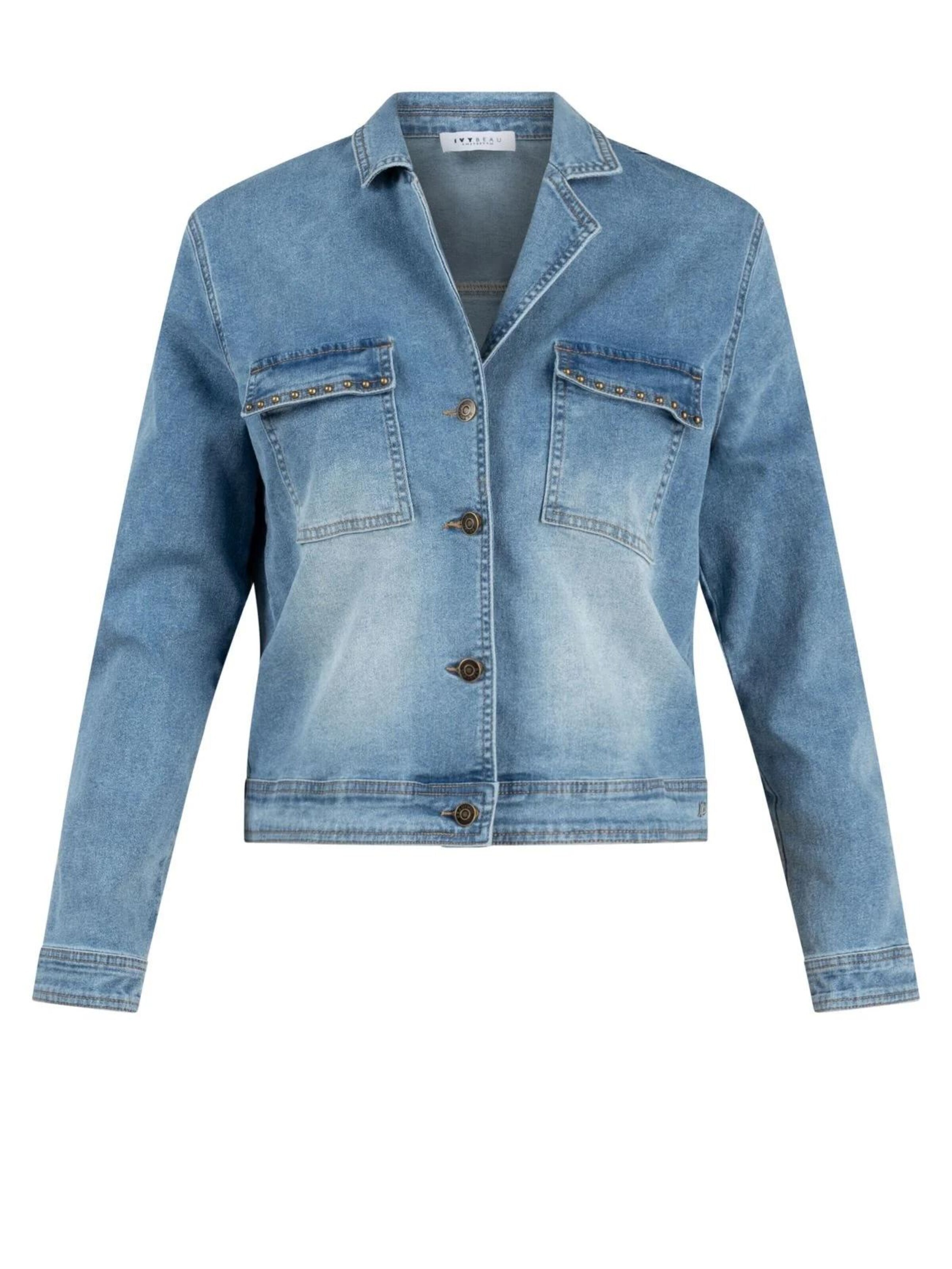 IVY BEAU Blazer 'IVY Beau Dinthe jeansjasje' in Blue