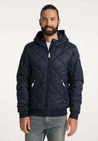 DreiMaster Maritim Between-Season Jacket in Blue: front